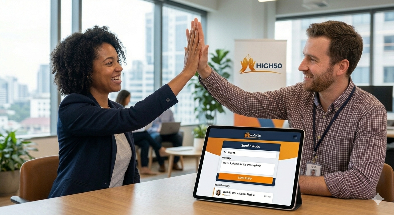 mann und frau high5